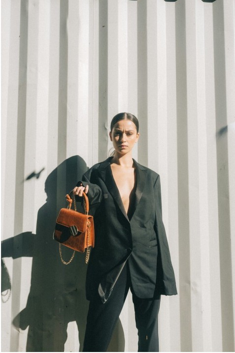 Imprimé artisanal robe